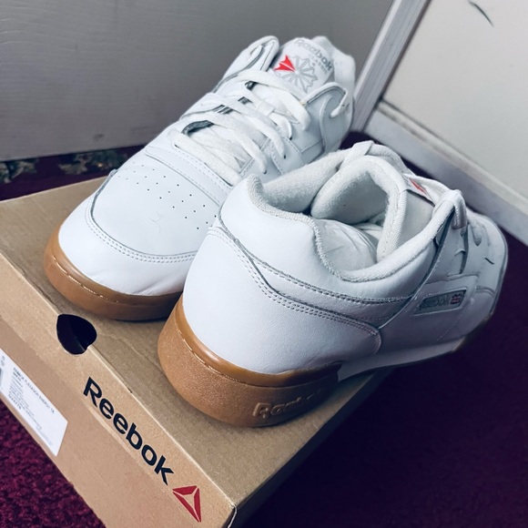 OG REEBOK MENS TRAINERS PURE WHITE - Picture 2 of 5